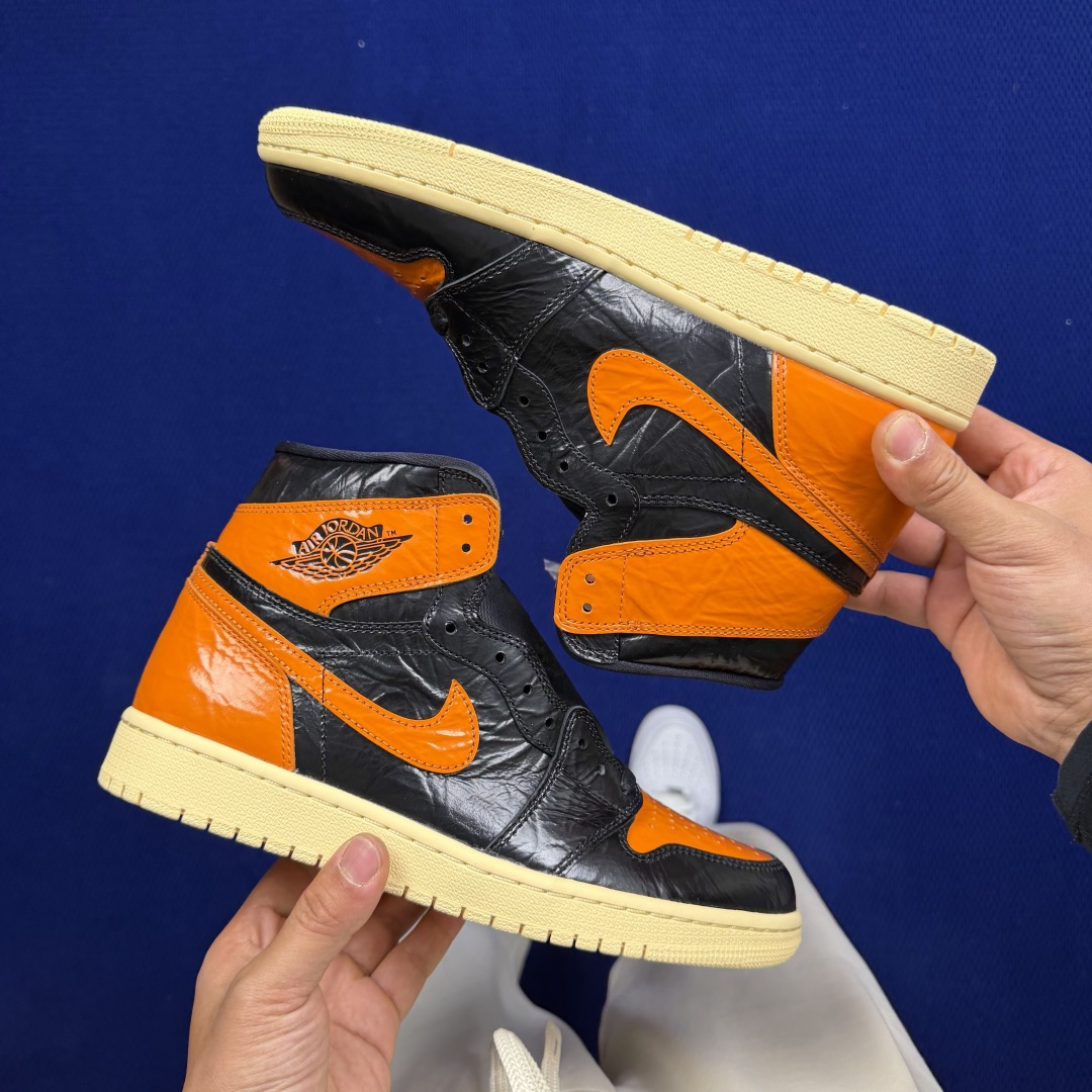 【DG2.0】aj1高帮猪油扣碎 Air Jordan 1 Retro High Og原厂皮料原厂配套刀