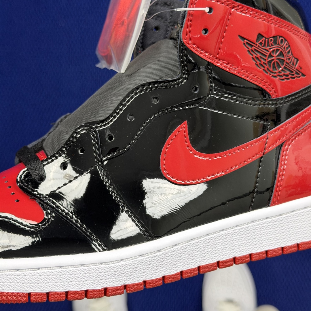 【DG2.0】aj1高帮漆皮禁穿 Air Jordan 1 retro high og patent b