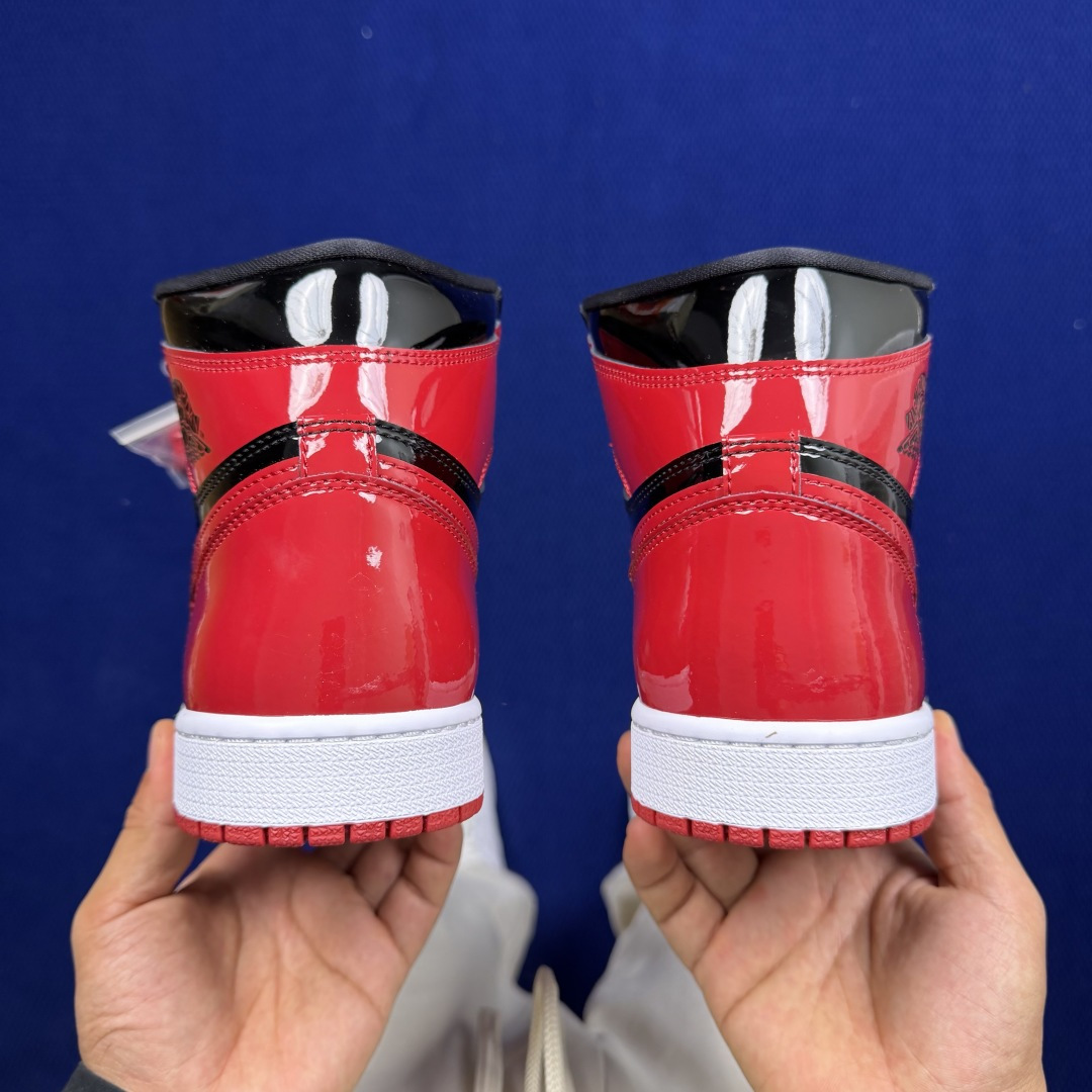 【DG2.0】aj1高帮漆皮禁穿 Air Jordan 1 retro high og patent b