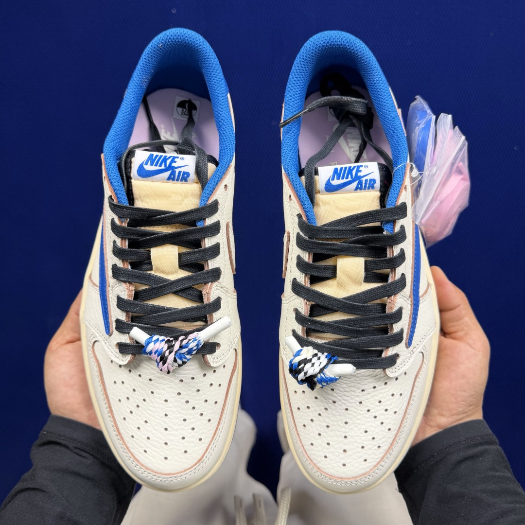 【DG2.0】aj1倒钩低帮三方联名闪电⚡️ Travis Scott x Fragment Desig