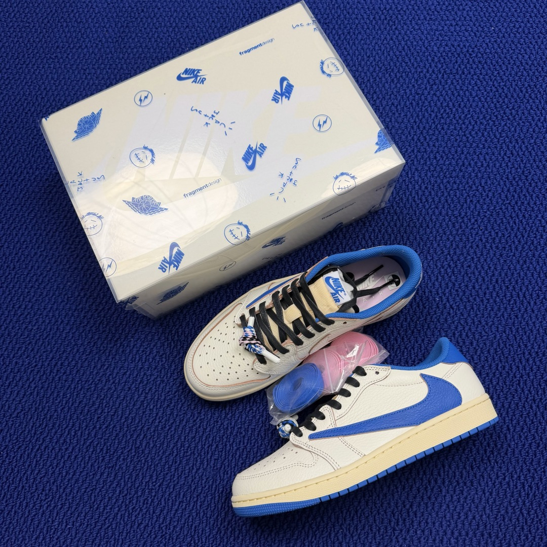 【DG2.0】aj1倒钩低帮三方联名闪电⚡️ Travis Scott x Fragment Desig