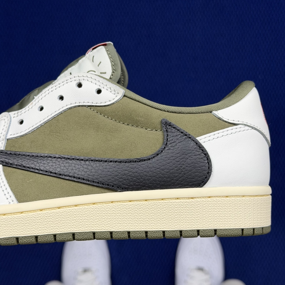 【DG2.0】aj1倒钩低帮米绿 Jordan × Travis Scott Air Jordan 1 