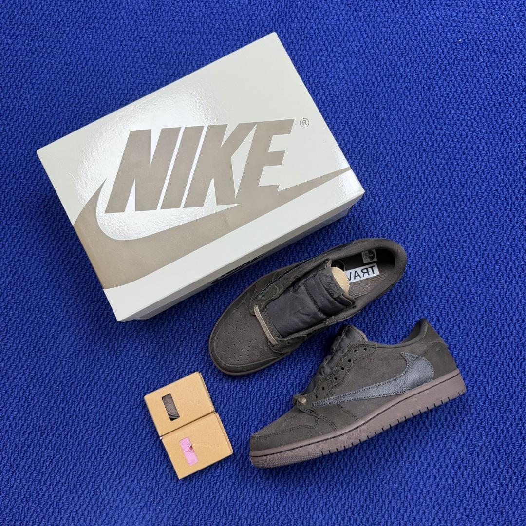 【DG2.0】aj1倒钩低帮丝绒摩卡 Travis Scott x Jordan Air Jordan 
