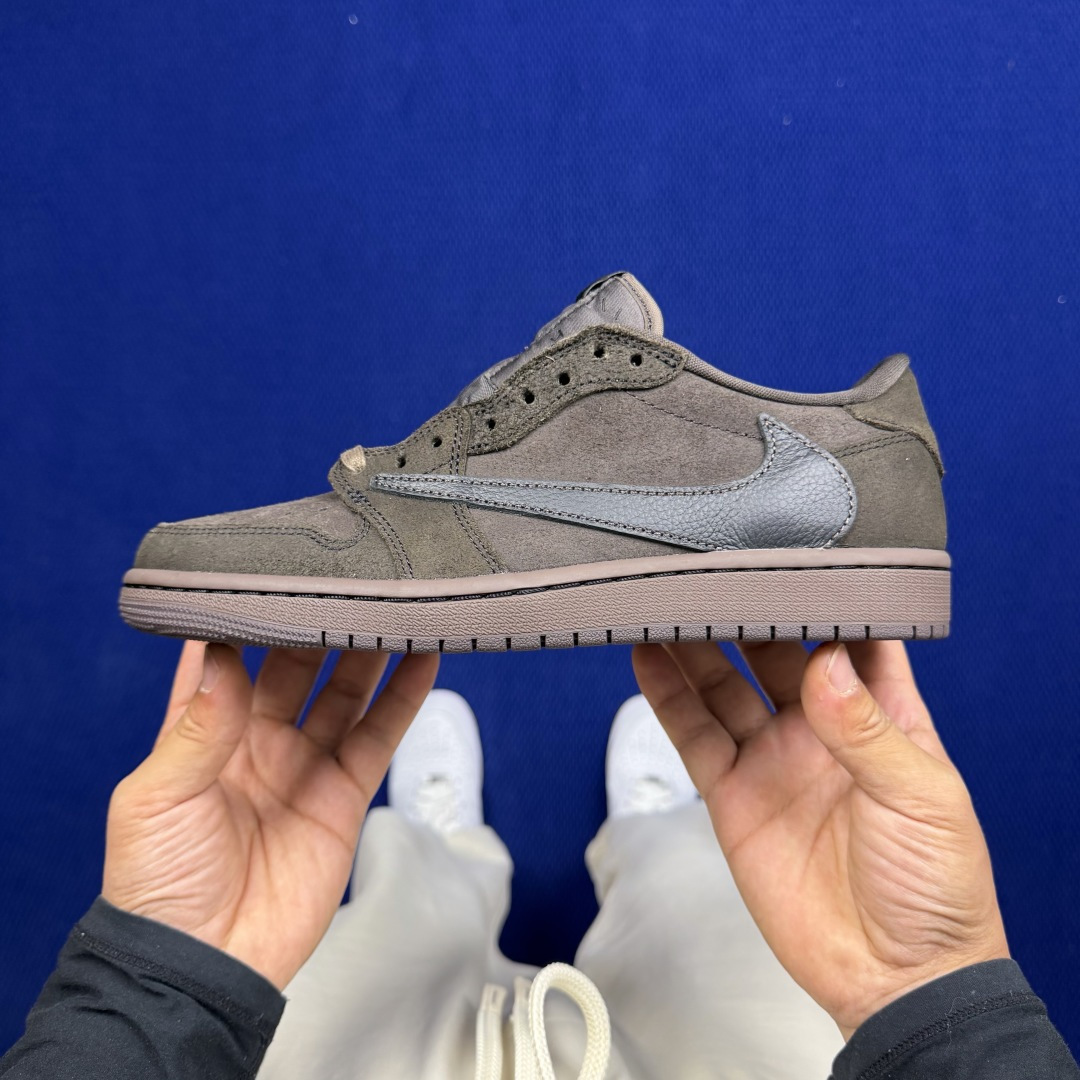 【DG2.0】aj1倒钩低帮丝绒摩卡 Travis Scott x Jordan Air Jordan 