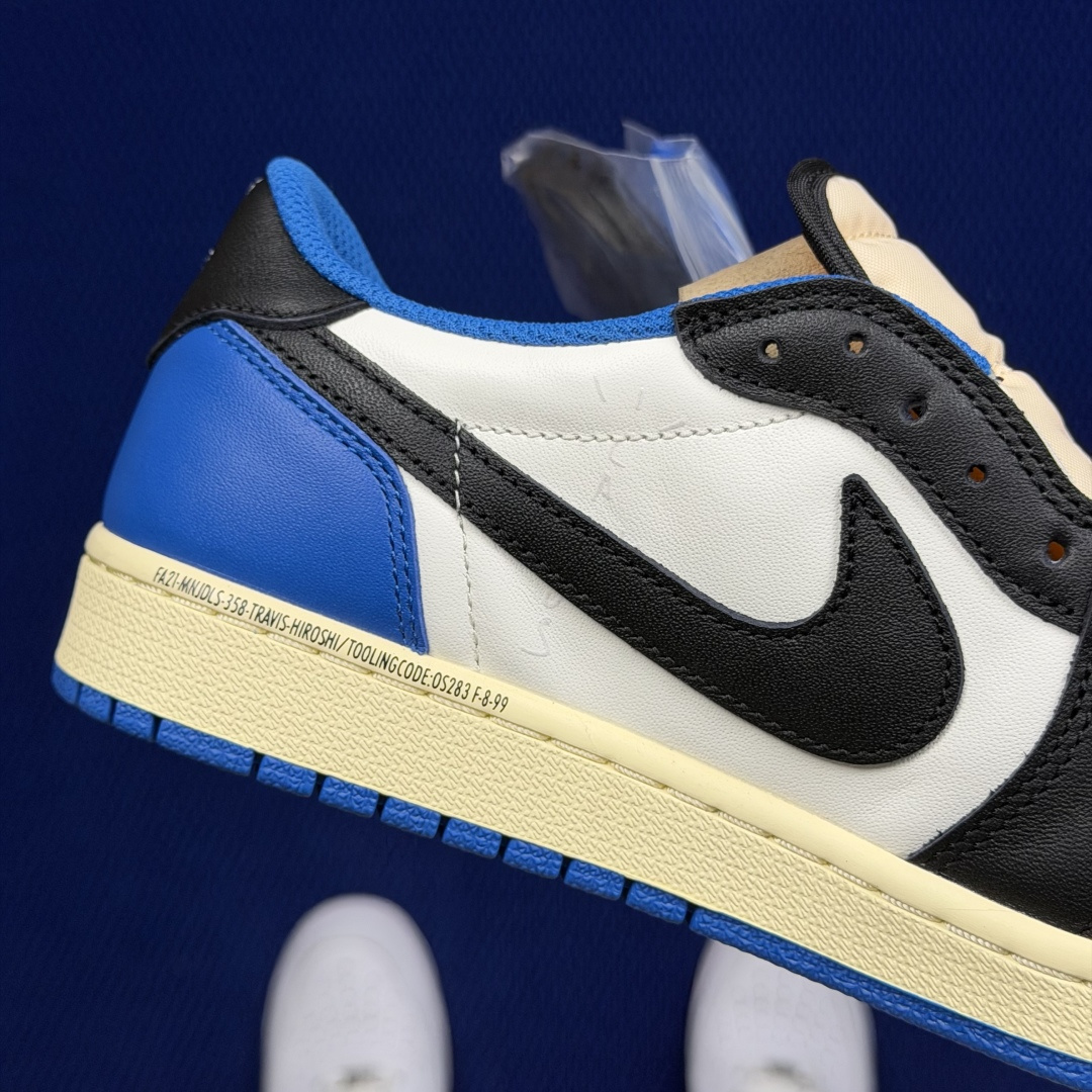 【DG2.0】aj1倒钩低帮三方联名闪电⚡️Travis Scott x Fragment Design