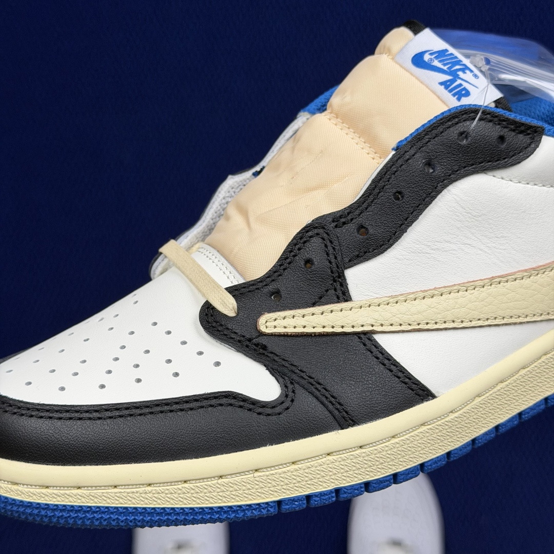 【DG2.0】aj1倒钩低帮三方联名闪电⚡️Travis Scott x Fragment Design