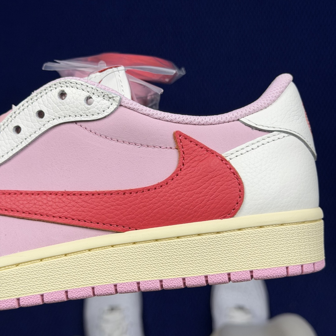 【DG2.0】aj1倒钩低帮粉色 Travis Scott x Jordan Air Jordan 1 