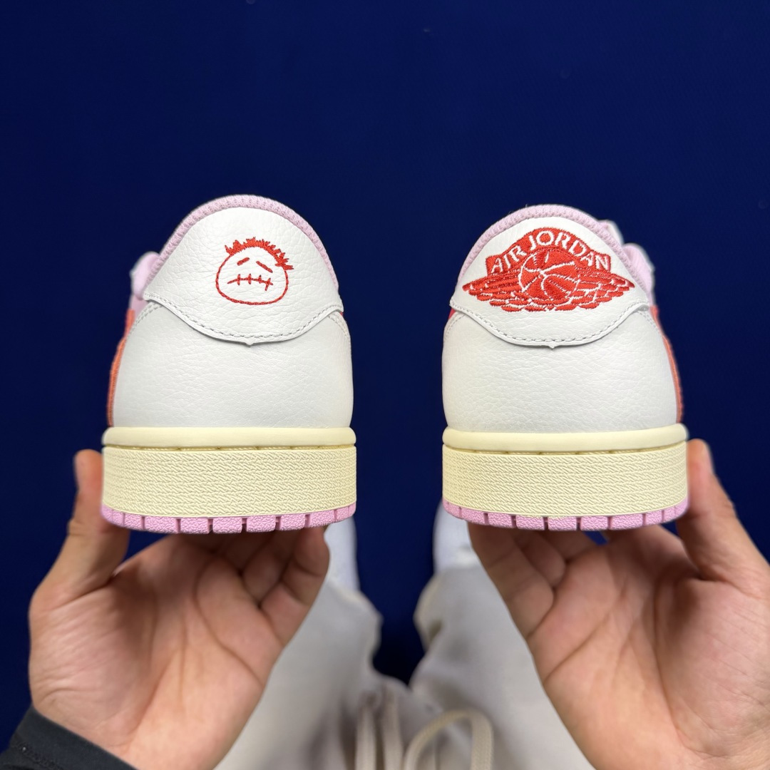 【DG2.0】aj1倒钩低帮粉色 Travis Scott x Jordan Air Jordan 1 