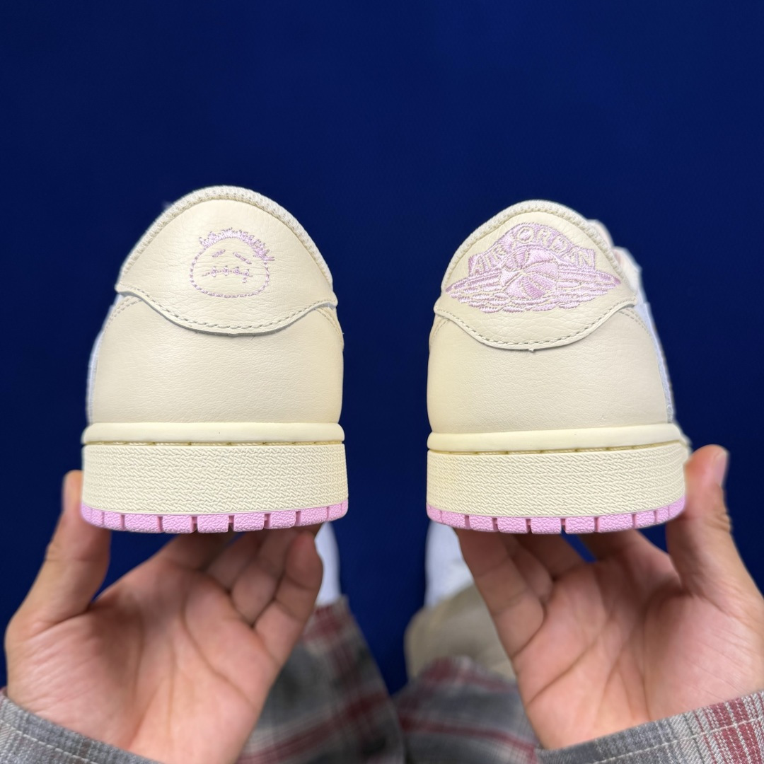 【DG2.0】aj1倒钩低帮亲友限定粉色 Travis Scott x Jordan Air Jorda