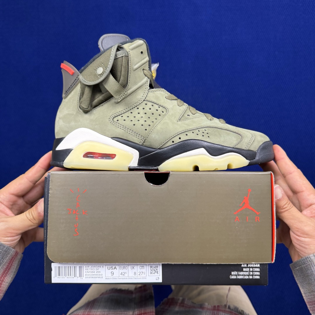 【DG2.0】aj6橄榄绿TS Travis Scott x Jordan Air Jordan 6 m