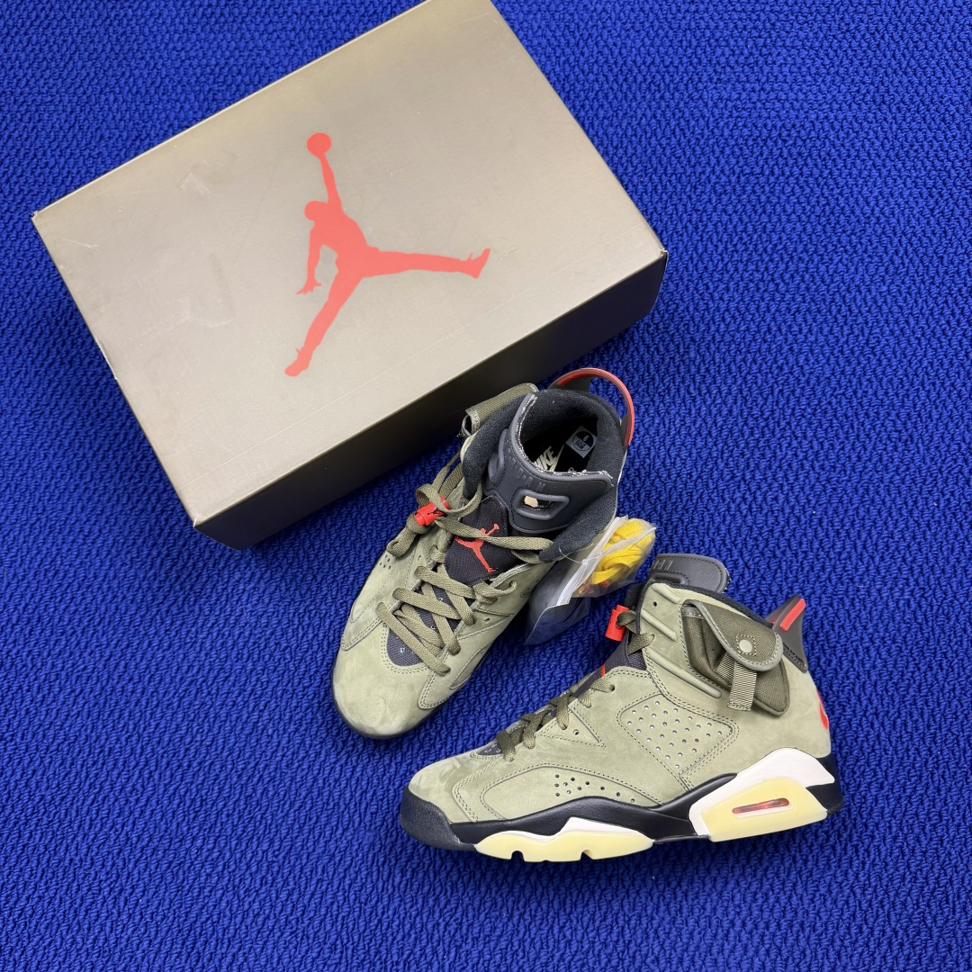 【DG2.0】aj6橄榄绿TS Travis Scott x Jordan Air Jordan 6 m