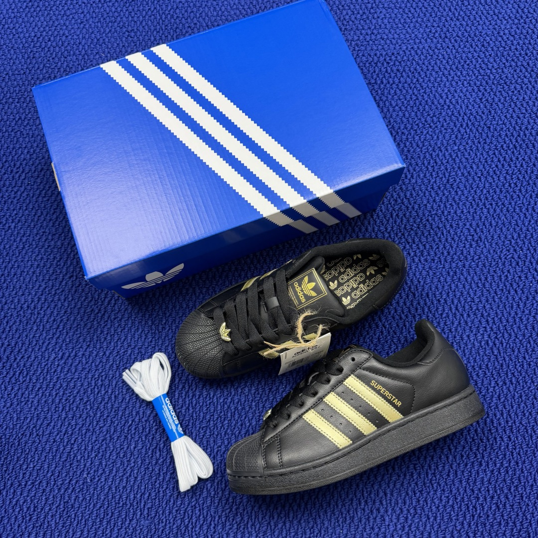纯原订单！经典贝壳头 二代 adlidas originals Superstar 2货号：KJ3550