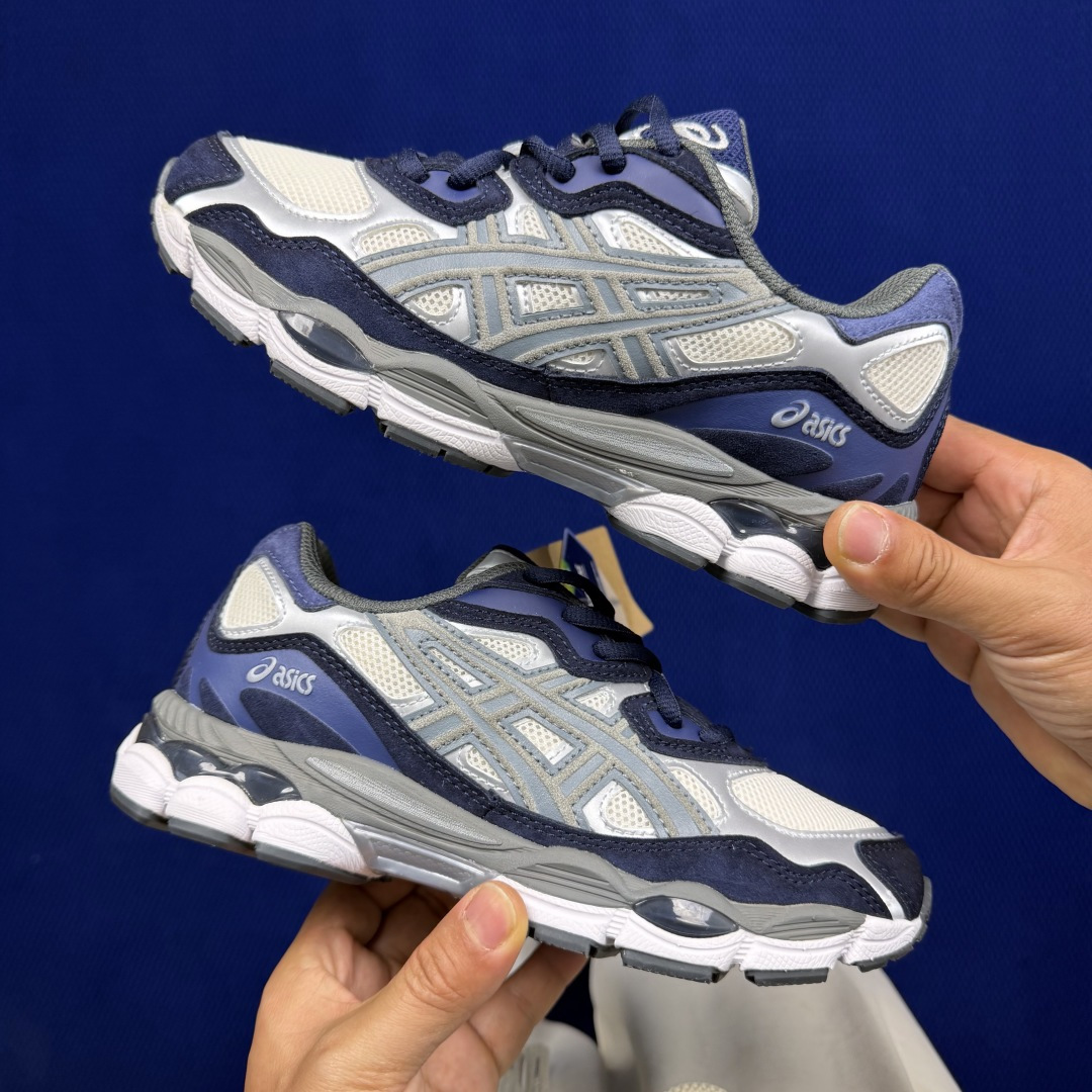 亚瑟士ASICS GEL-NYC系列 复古休闲鞋第5色:1201A789-100尺码：36-46带半码