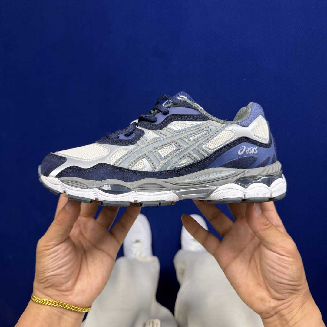 亚瑟士ASICS GEL-NYC系列 复古休闲鞋第5色:1201A789-100尺码：36-46带半码
