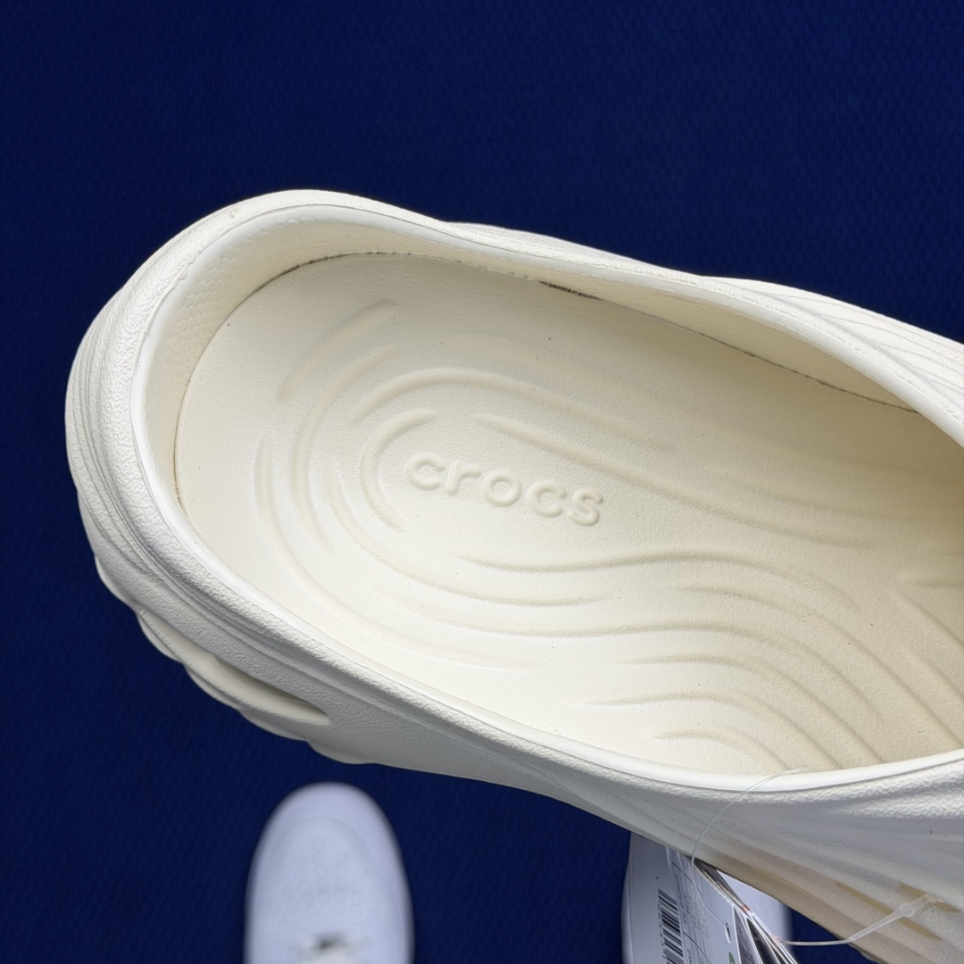 Crocs卡骆驰 洞洞鞋 旋风波波第12色原厂数据复模，双层注塑旋风波波-骨白 尺码：M7-M11 / 