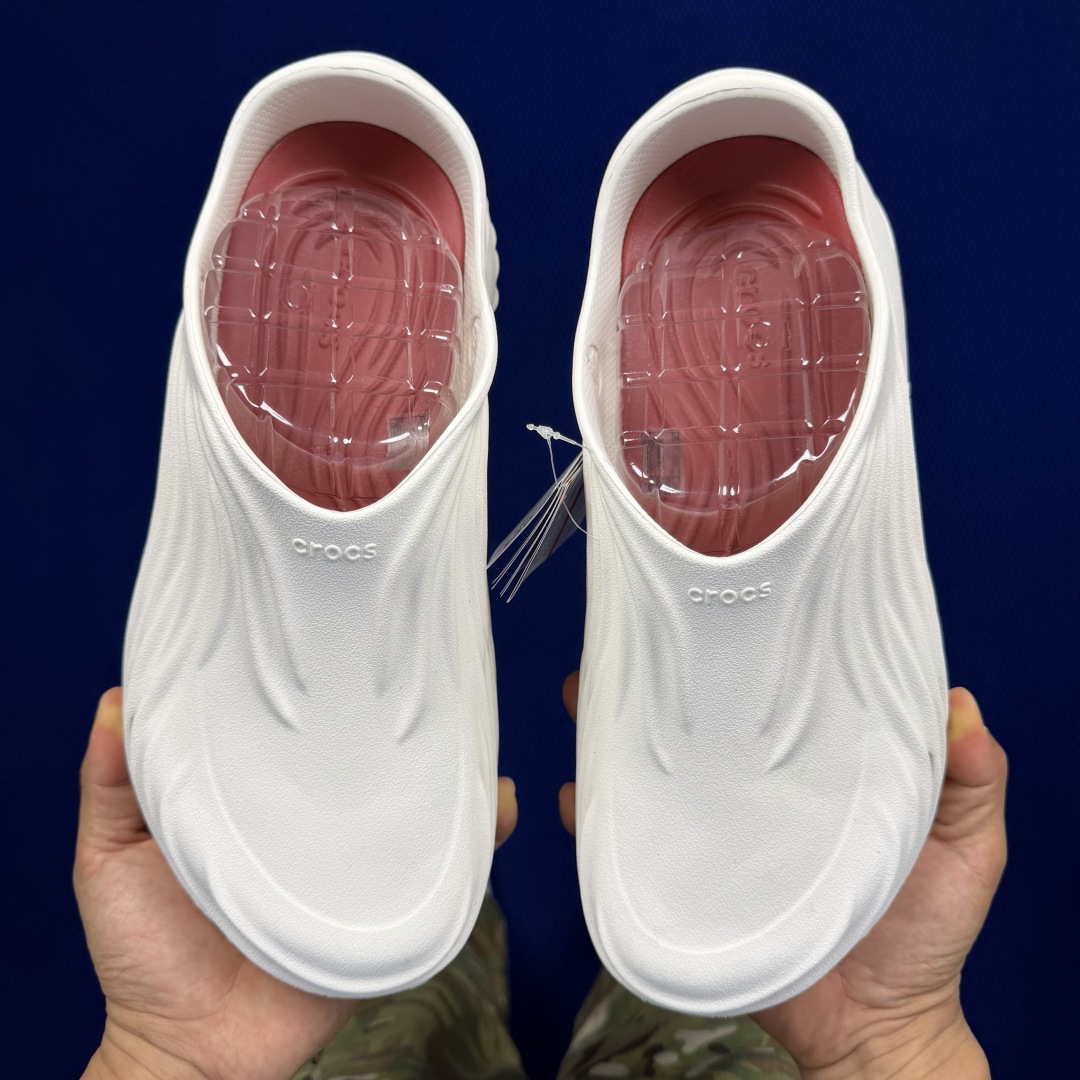 Crocs卡骆驰 洞洞鞋 旋风波波第13色原厂数据复模，双层注塑旋风波波-白红 尺码：M7-M11 / 