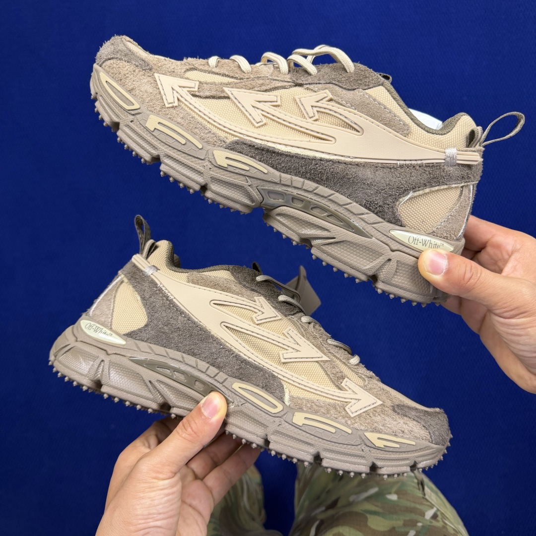 OW解构休闲跑鞋/复古老爹鞋 第51色！OFF-WHITE Be Right Back 工艺很复杂！尺码