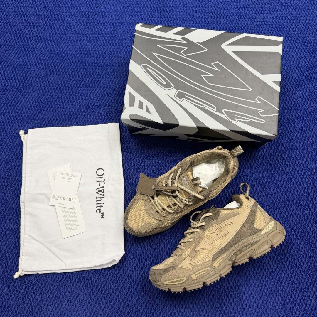 OW解构休闲跑鞋/复古老爹鞋 第51色！OFF-WHITE Be Right Back 工艺很复杂！尺码