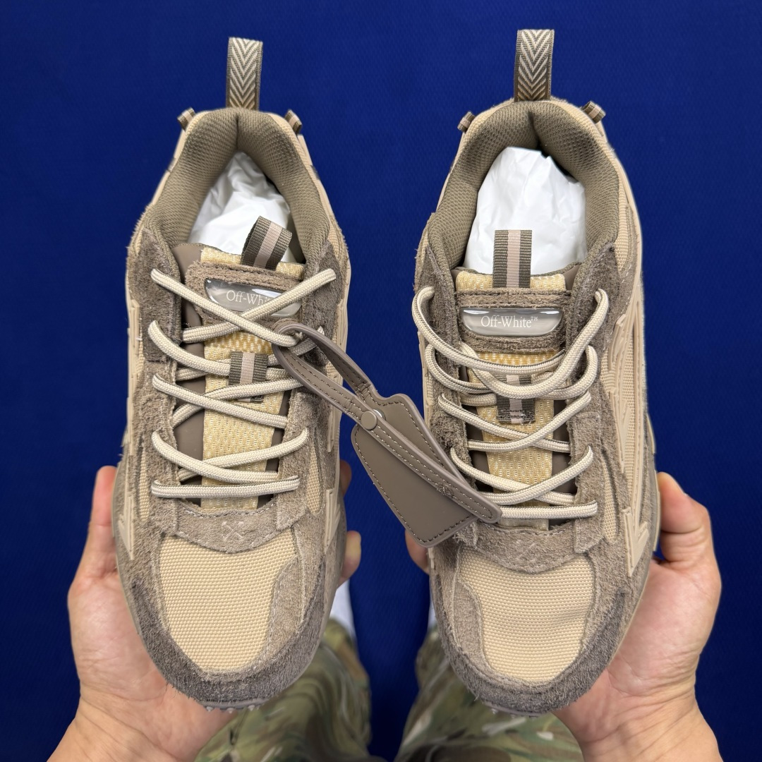 OW解构休闲跑鞋/复古老爹鞋 第51色！OFF-WHITE Be Right Back 工艺很复杂！尺码