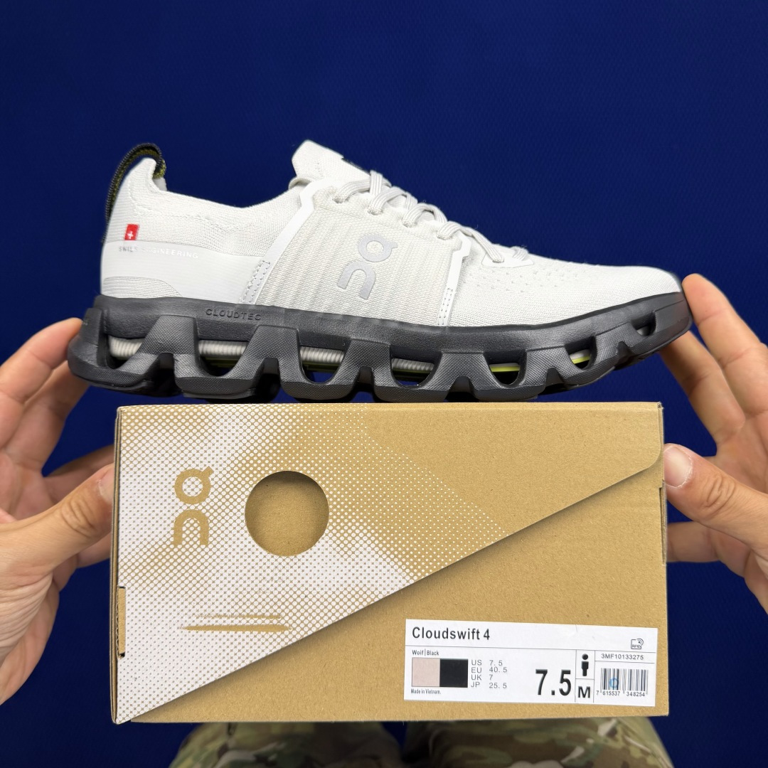 C版On昂跑系列！市场最全纯原昂跑生产线！大厂出品，品质稳价格优！Cloudswift 4 低帮跑步鞋 