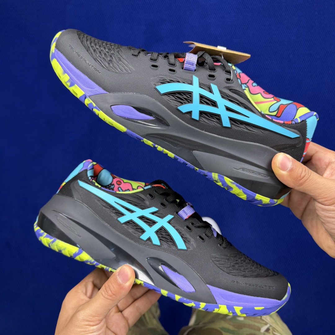 亚瑟士ASICS X10网球鞋，共22色‼️GEL-RESOLUTION X10 第13色:蓝黑外贸爆款