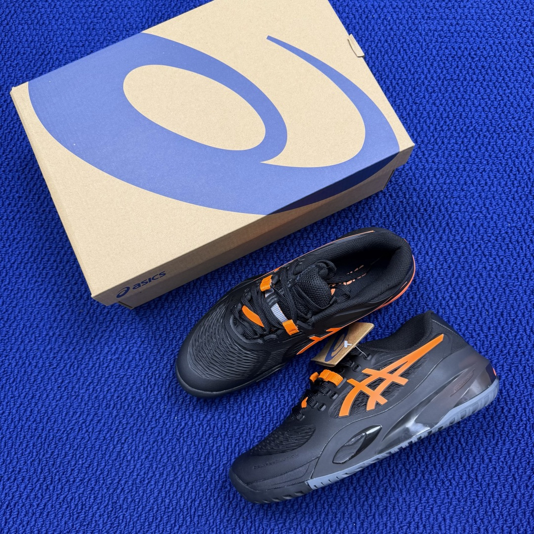 亚瑟士ASICS X10网球鞋，共22色‼️GEL-RESOLUTION X10 第2色:黑橙外贸爆款，