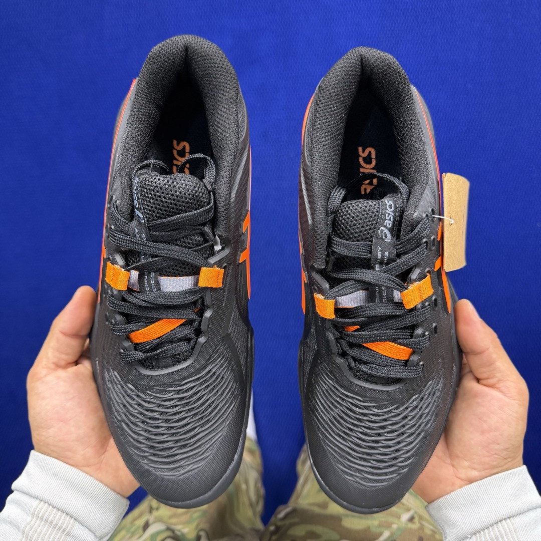 亚瑟士ASICS X10网球鞋，共22色‼️GEL-RESOLUTION X10 第2色:黑橙外贸爆款，