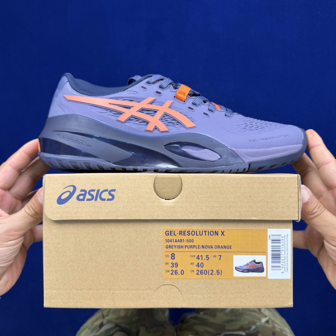 亚瑟士ASICS X10网球鞋，共22色‼️GEL-RESOLUTION X10 第6色:紫橙外贸爆款，