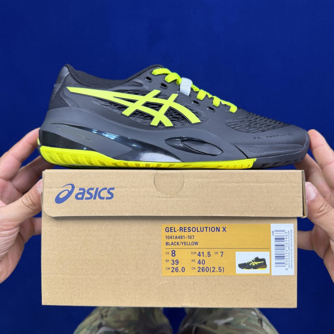 亚瑟士ASICS X10网球鞋，共22色‼️GEL-RESOLUTION X10 第8色:黑黄外贸爆款，