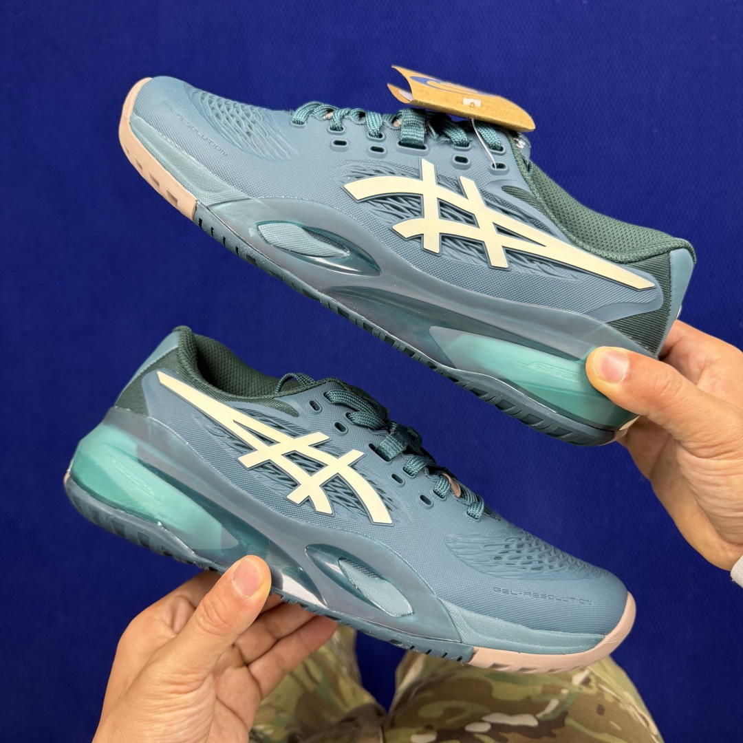 亚瑟士ASICS X10网球鞋，共22色‼️GEL-RESOLUTION X10 第9色:灰绿外贸爆款，