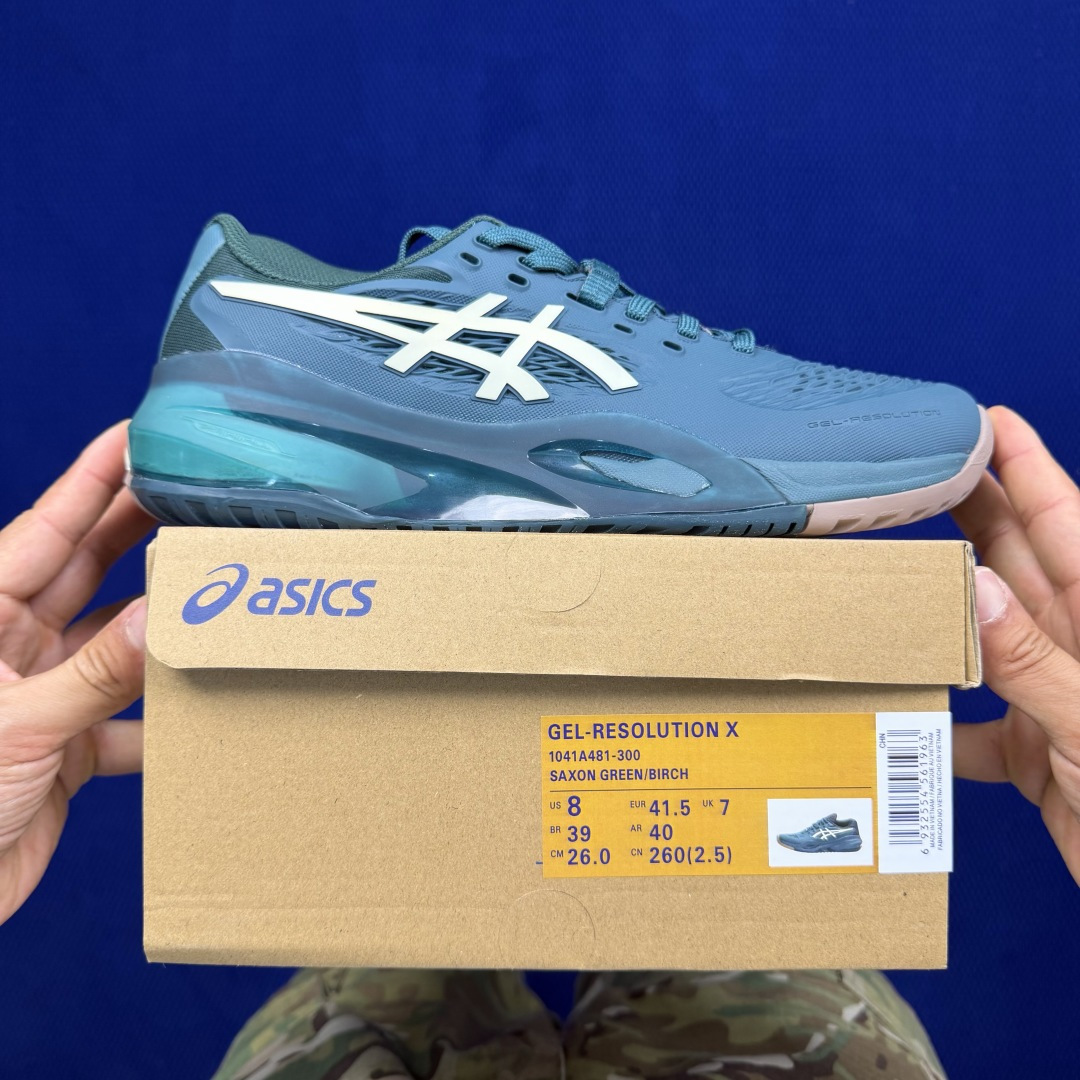亚瑟士ASICS X10网球鞋，共22色‼️GEL-RESOLUTION X10 第9色:灰绿外贸爆款，