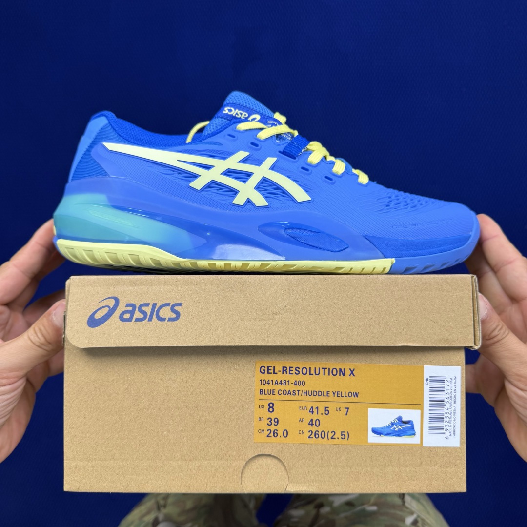 亚瑟士ASICS X10网球鞋，共22色‼️GEL-RESOLUTION X10 第10色:蓝黄外贸爆款
