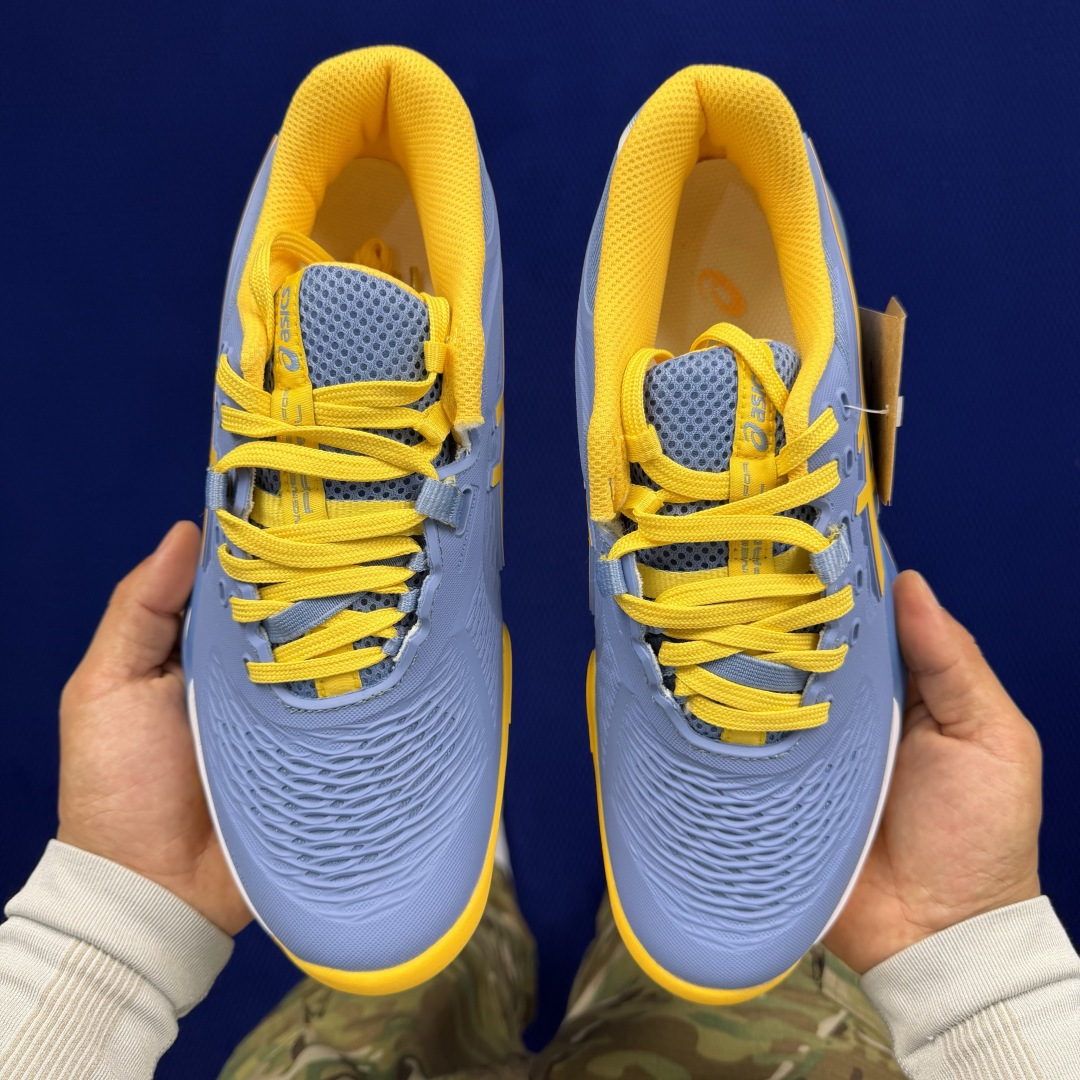 亚瑟士ASICS X10网球鞋，共22色‼️GEL-RESOLUTION X10 第17色:蓝黄外贸爆款