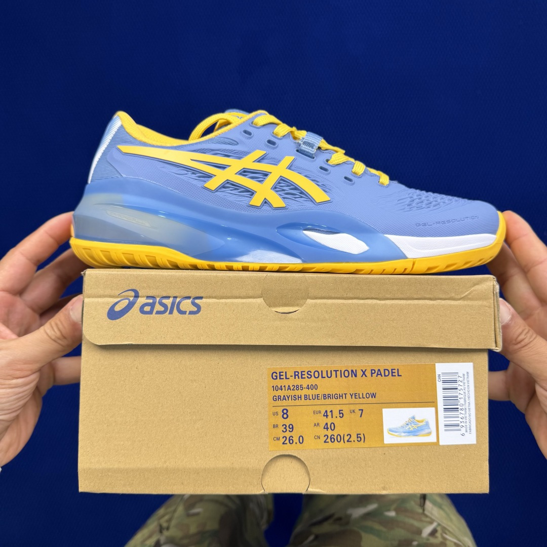 亚瑟士ASICS X10网球鞋，共22色‼️GEL-RESOLUTION X10 第17色:蓝黄外贸爆款