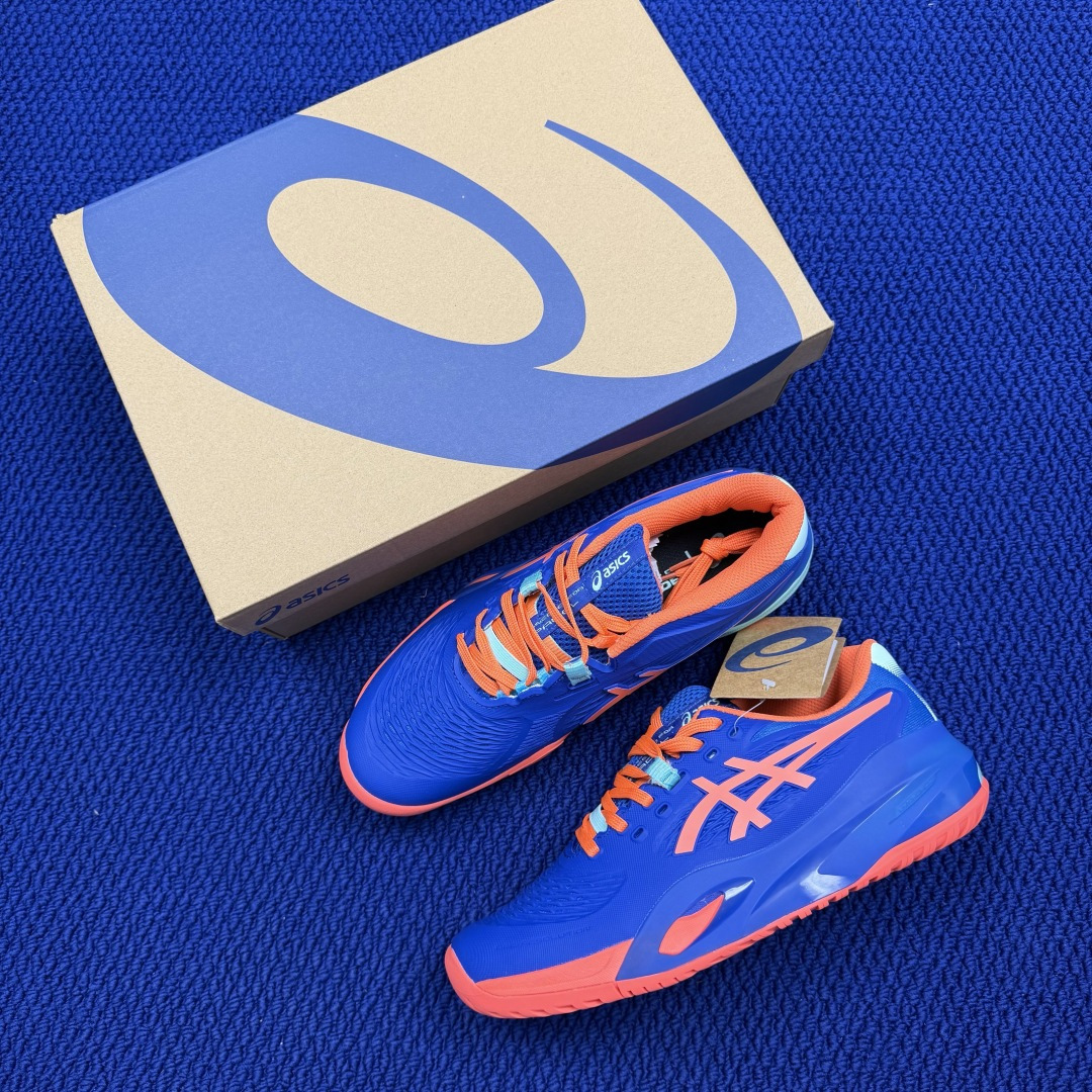 亚瑟士ASICS X10网球鞋，共22色‼️GEL-RESOLUTION X10 第21色:蓝橙外贸爆款