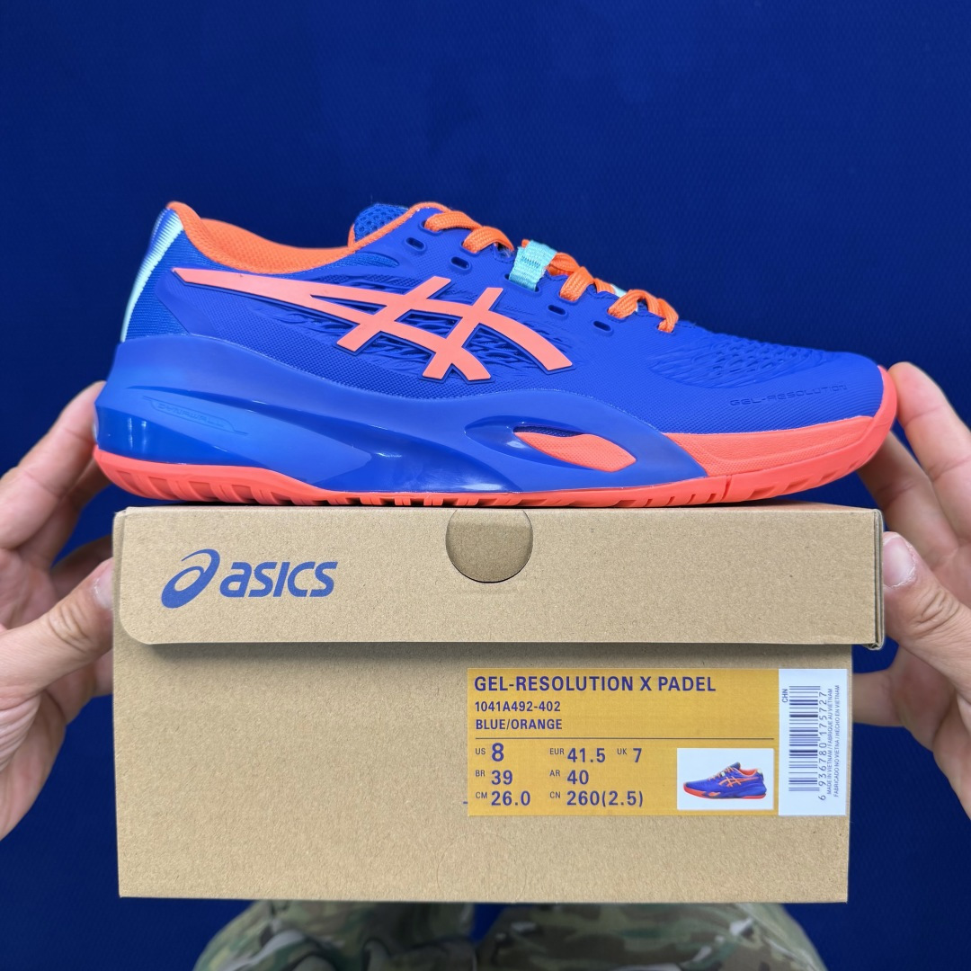 亚瑟士ASICS X10网球鞋，共22色‼️GEL-RESOLUTION X10 第21色:蓝橙外贸爆款