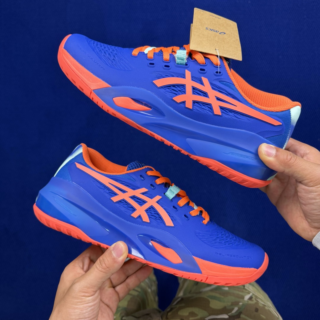 亚瑟士ASICS X10网球鞋，共22色‼️GEL-RESOLUTION X10 第21色:蓝橙外贸爆款