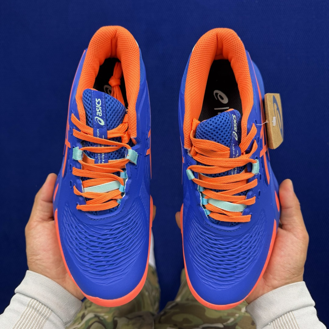 亚瑟士ASICS X10网球鞋，共22色‼️GEL-RESOLUTION X10 第21色:蓝橙外贸爆款