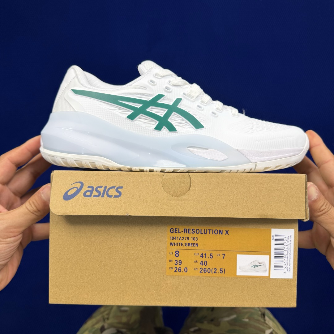 亚瑟士ASICS X10网球鞋，共22色‼️GEL-RESOLUTION X10 第19色:白绿外贸爆款