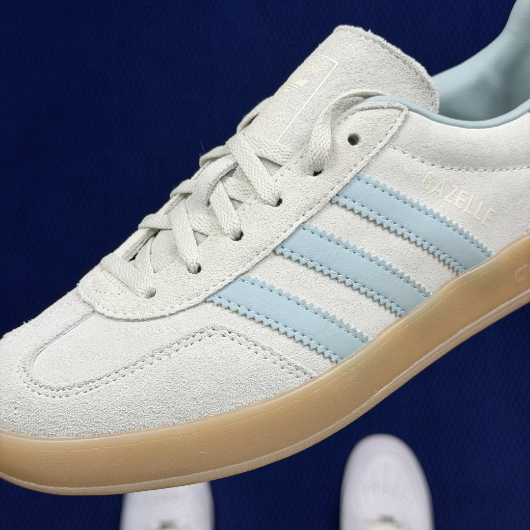 XJ版 极致性价比！阿迪T字德训鞋：亚麻绿Adidas/阿迪达斯 Gazelle 桑巴板鞋samba二代