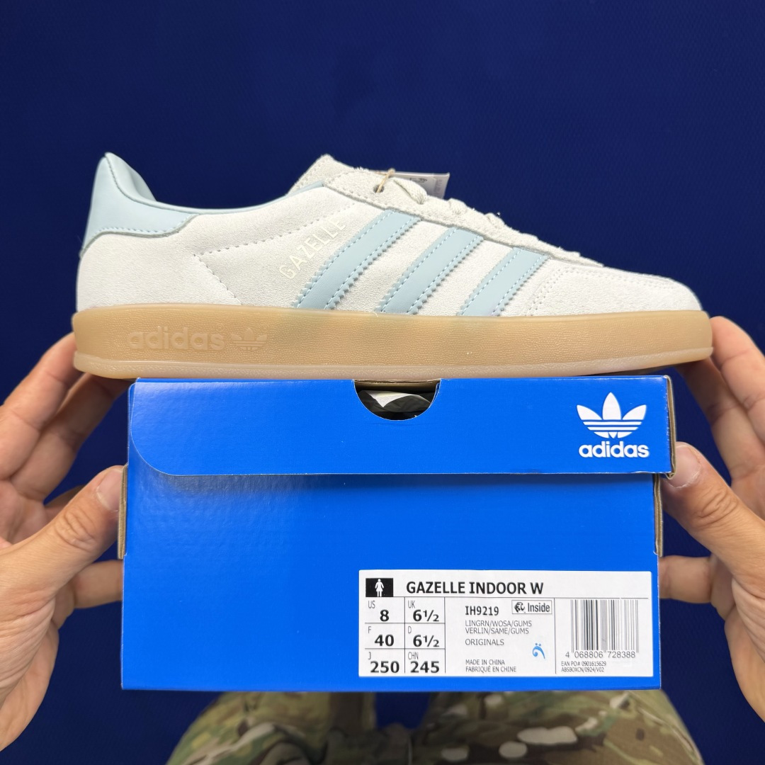 XJ版 极致性价比！阿迪T字德训鞋：亚麻绿Adidas/阿迪达斯 Gazelle 桑巴板鞋samba二代