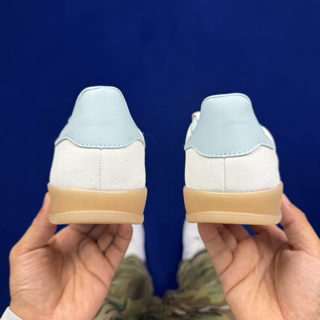 XJ版 极致性价比！阿迪T字德训鞋：亚麻绿Adidas/阿迪达斯 Gazelle 桑巴板鞋samba二代