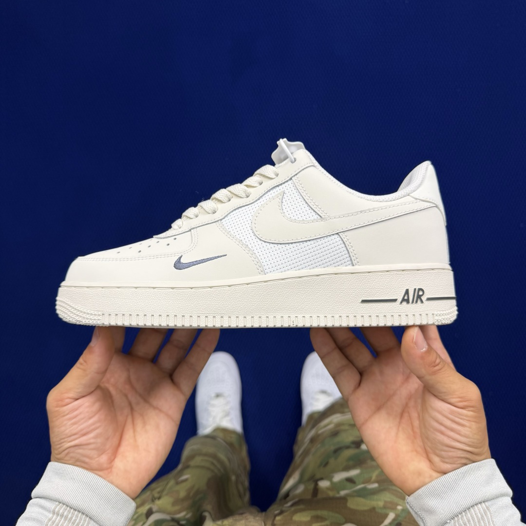 3A空军！第633色：织物无烟煤灰Nike Air Force 1 Low百分百原鞋开发！PT市场真正匠
