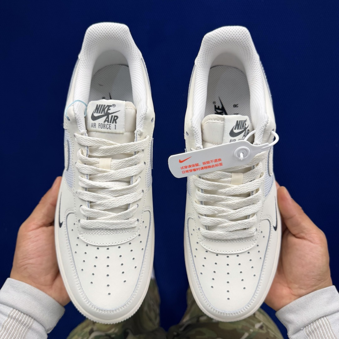 3A空军！第633色：织物无烟煤灰Nike Air Force 1 Low百分百原鞋开发！PT市场真正匠