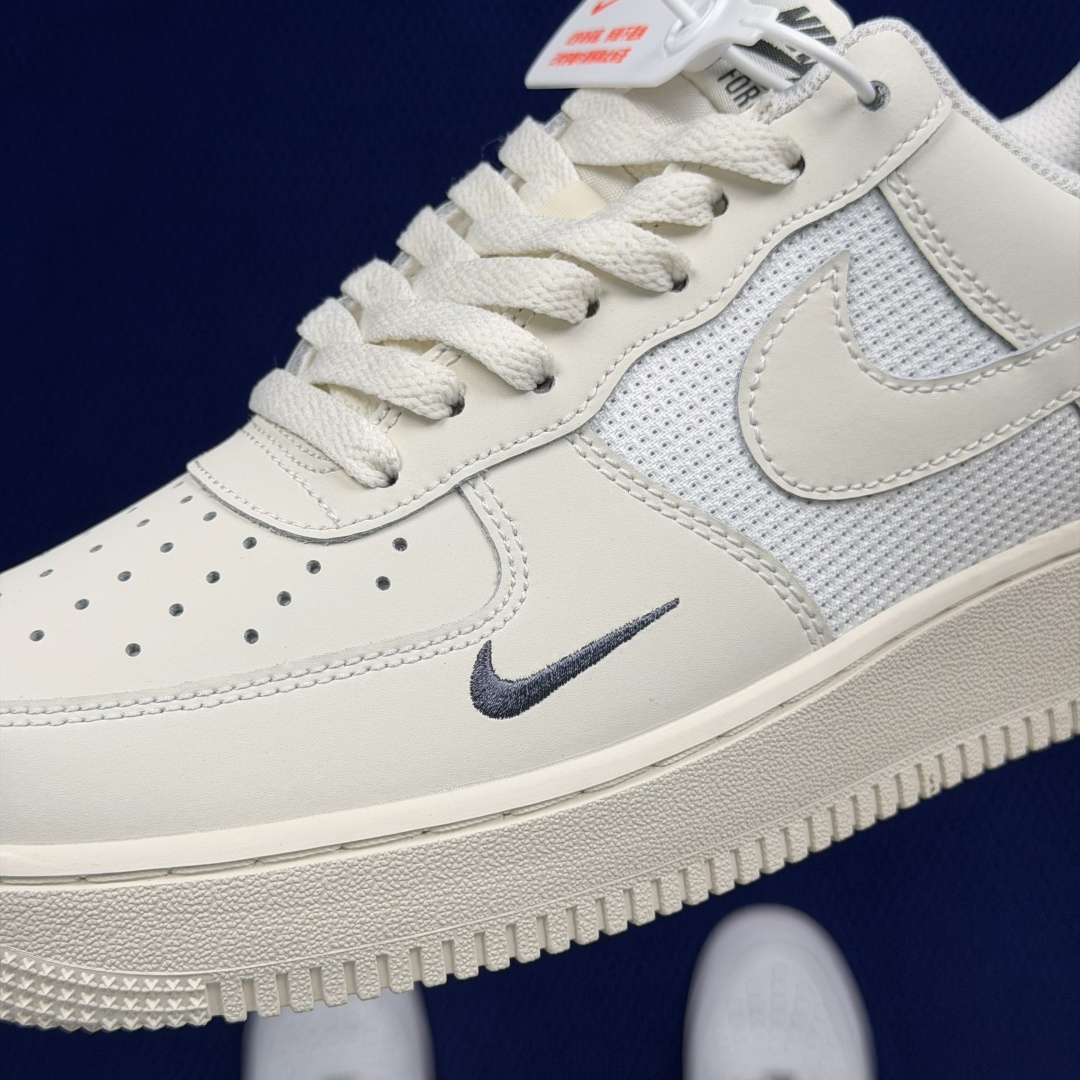 3A空军！第633色：织物无烟煤灰Nike Air Force 1 Low百分百原鞋开发！PT市场真正匠