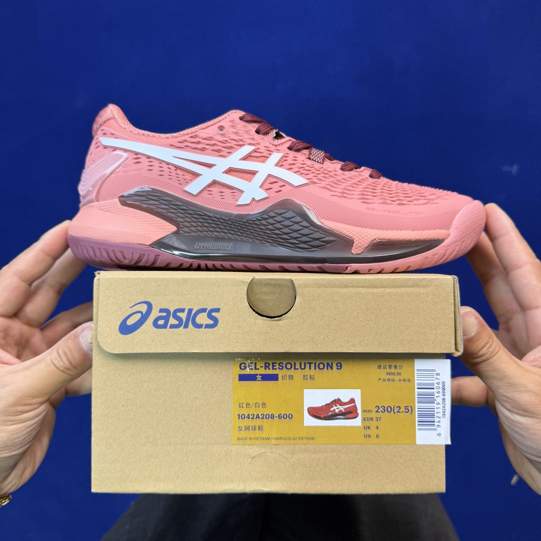 亚瑟士ASICS 9代网球鞋，共22色‼️GEL-RESOLUTION 9 第6色:红白外贸爆款，现货补