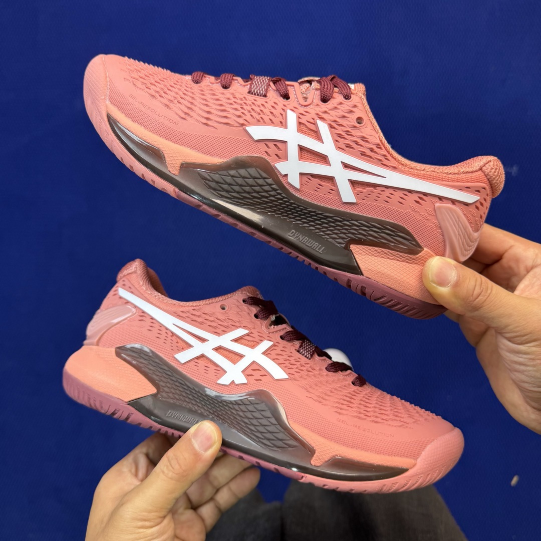 亚瑟士ASICS 9代网球鞋，共22色‼️GEL-RESOLUTION 9 第6色:红白外贸爆款，现货补