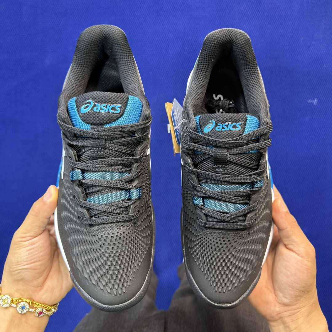 亚瑟士ASICS 9代网球鞋，共22色‼️GEL-RESOLUTION 9 第2色:黑蓝外贸爆款，现货补