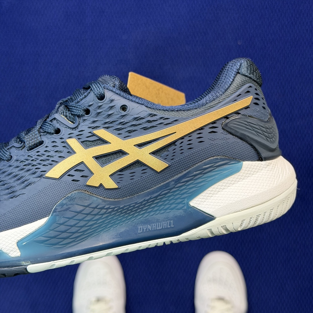 亚瑟士ASICS 9代网球鞋，共22色‼️GEL-RESOLUTION 9 第7色:深蓝金外贸爆款，现货