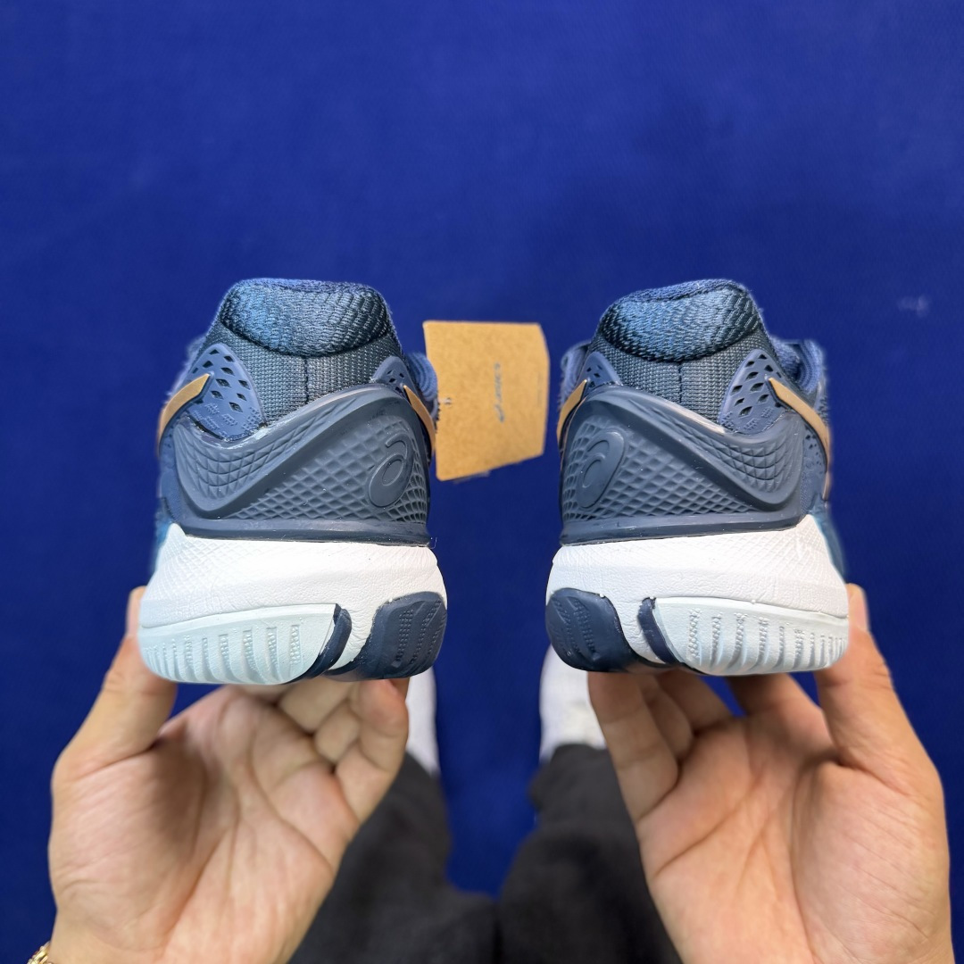 亚瑟士ASICS 9代网球鞋，共22色‼️GEL-RESOLUTION 9 第7色:深蓝金外贸爆款，现货